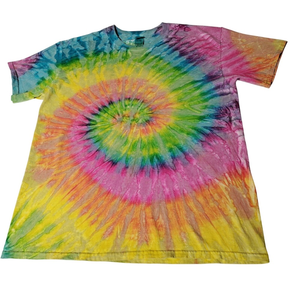 ColorTone Tie Dye Shirt Large Short Sleeve Multicolor Beautiful